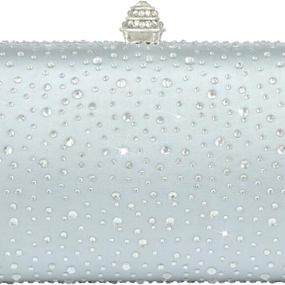 Women Handbags Rhinestone Party Prom Wedding Bride Evening Bags Crystal Party Cl - Picture 1 of 8